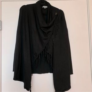 Fringe Wrap Cardigan